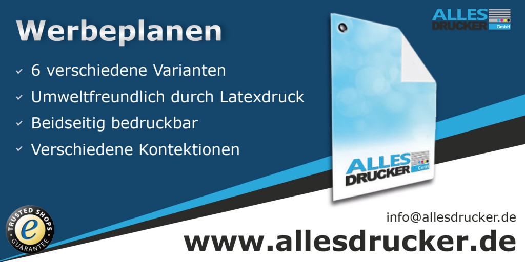 Werbeplanen vom Allesdrucker